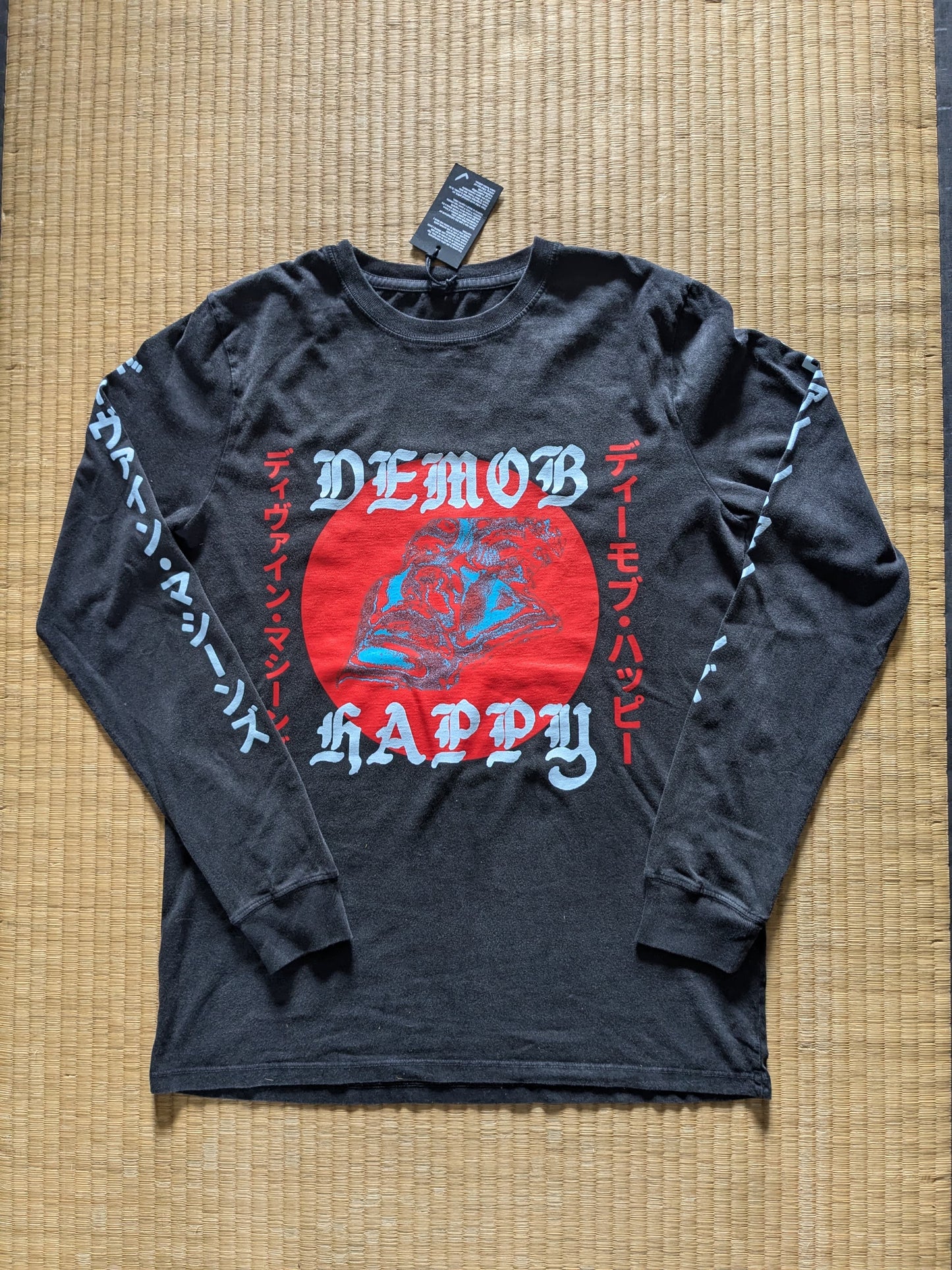 Divine Machines Long Sleeve - Stone Wash Black – Demob Happy